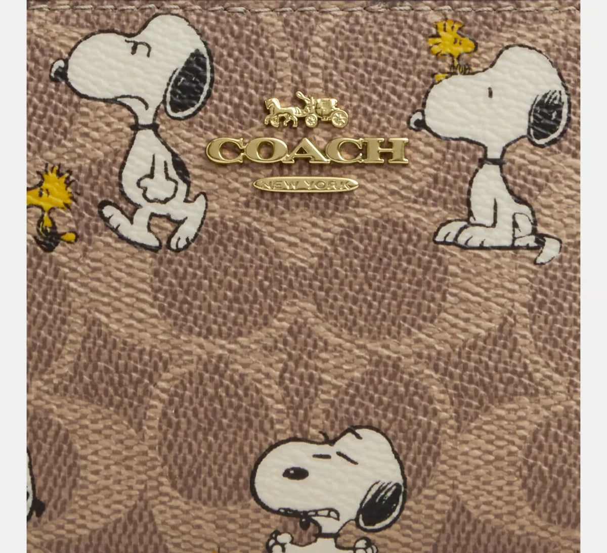 Peanuts x Coach Snap Wallet