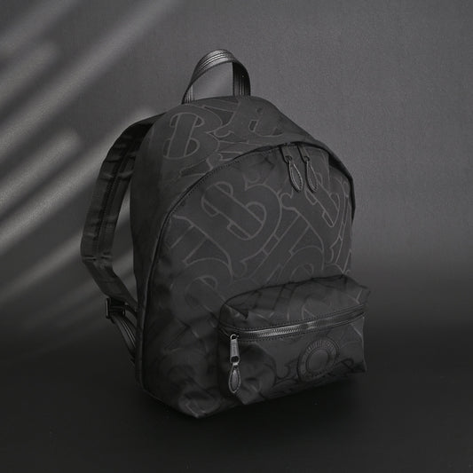 Burberry Monogram Black Nylon Backpack