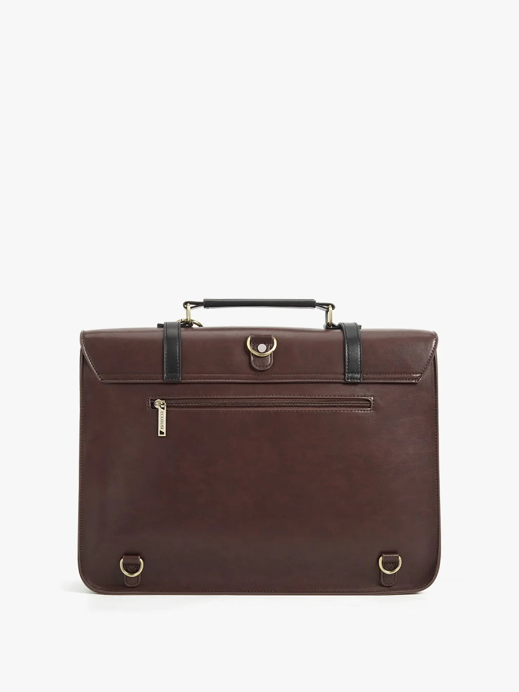 Cocoa Truffle Ecosusi Classic Bow Briefcase