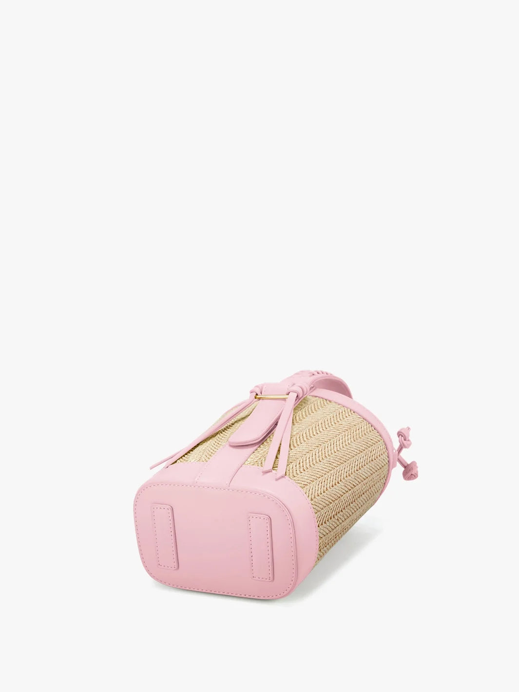 Marina Raffia Straw Bucket Bag