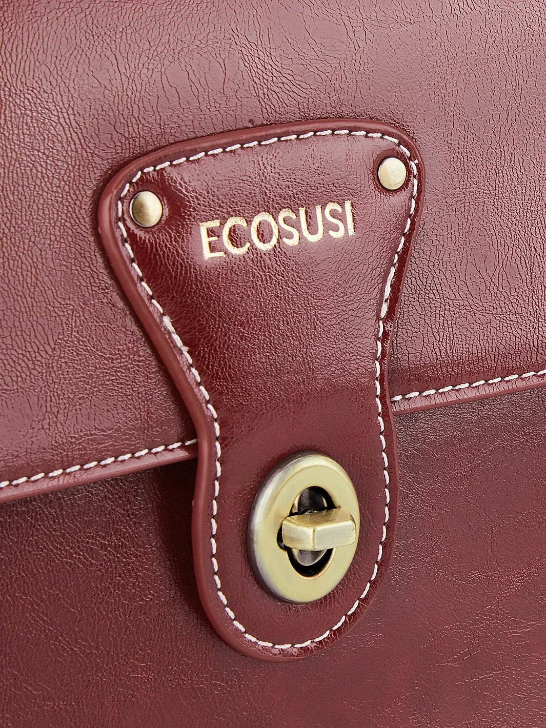 Alison Vintage Vegan Leather Crossbody Bag